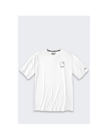 Koszulka sun defender lightweight logo ss white