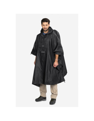 Poncho przeciwdeszczowe viking vesper backpack, czarne