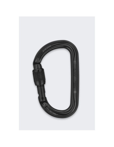 Karabinek zakręcany petzl am'd screw-lock - black