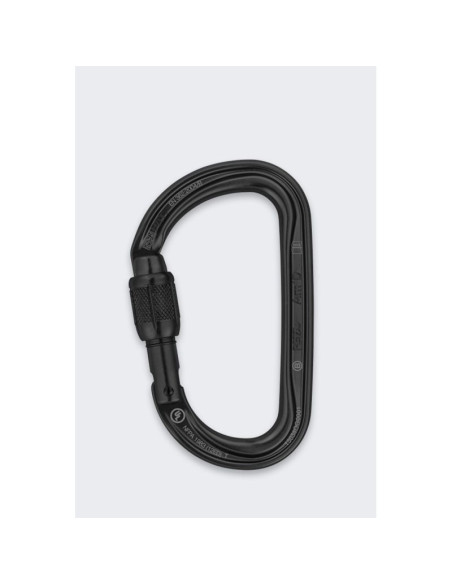 Karabinek zakręcany petzl am'd screw-lock - black