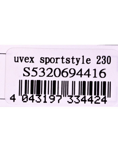 Okulary uvex sportstyle 230 niebieski mat