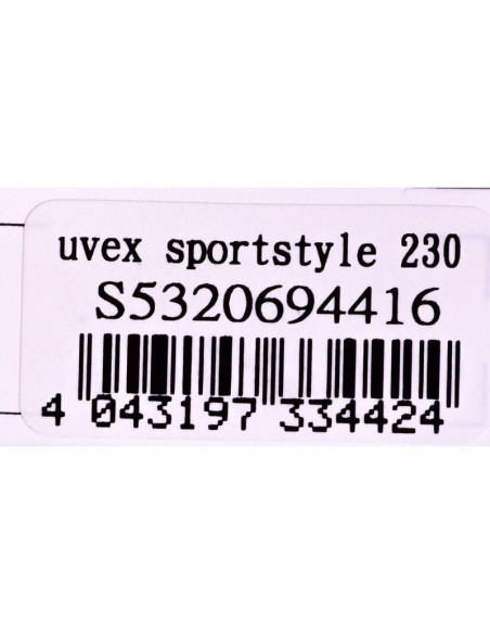 Okulary uvex sportstyle 230 niebieski mat