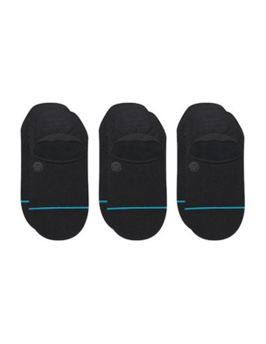 Stance icon no show 3 pack skarpety do tenisówek czarny 3 par(y)