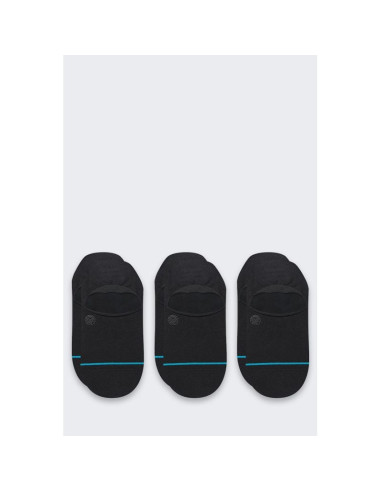 Stance icon no show 3 pack skarpety do tenisówek czarny 3 par(y)