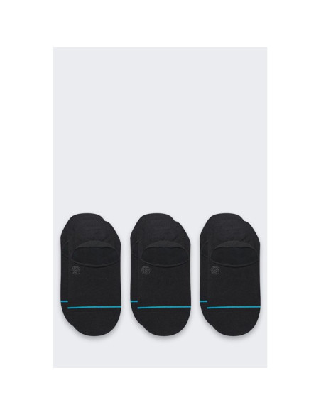Stance icon no show 3 pack skarpety do tenisówek czarny 3 par(y)