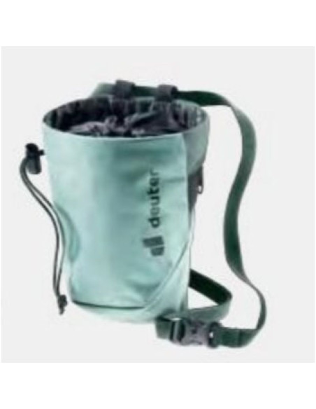 Deuter gravity chalk bag ii m zielony chłopak, dziewczyna