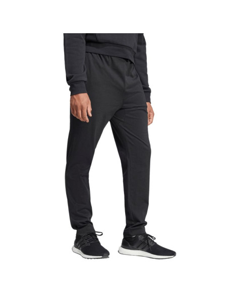 Spodnie męskie adidas essentials small logo single jersey czarne jf1105