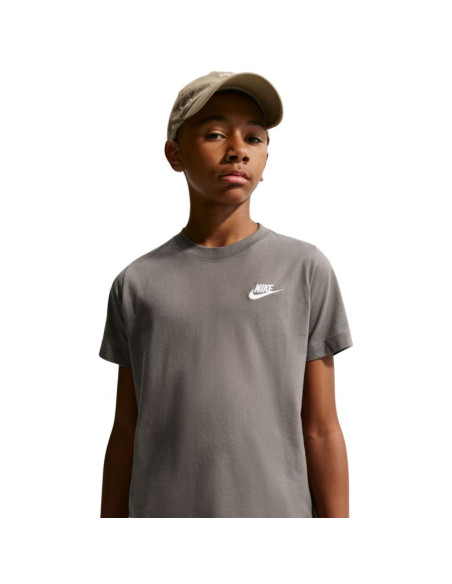Koszulka dla dzieci nike sportswear szara fz5177 289