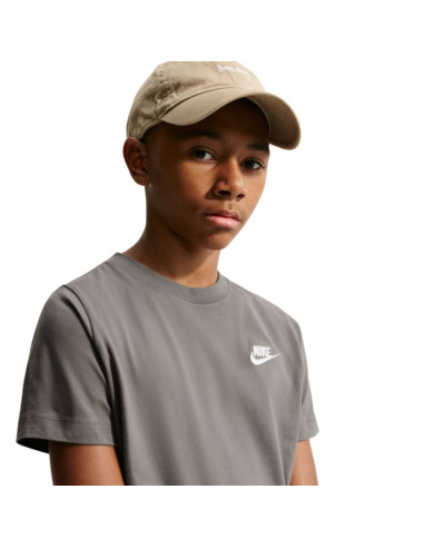 Koszulka dla dzieci nike sportswear szara fz5177 289