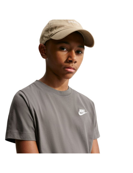 Koszulka dla dzieci nike sportswear szara fz5177 289