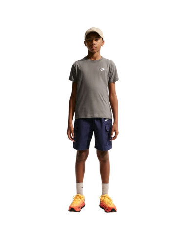 Koszulka dla dzieci nike sportswear szara fz5177 289