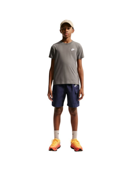 Koszulka dla dzieci nike sportswear szara fz5177 289
