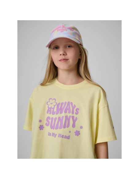 T-shirt loose z nadrukiem dziewczęc 4f 4fjrss26ttshf3908-72s