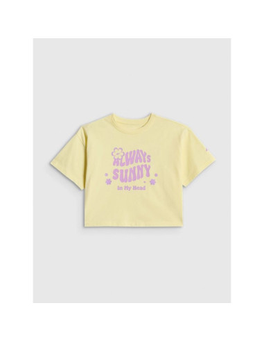 T-shirt loose z nadrukiem dziewczęc 4f 4fjrss26ttshf3908-72s