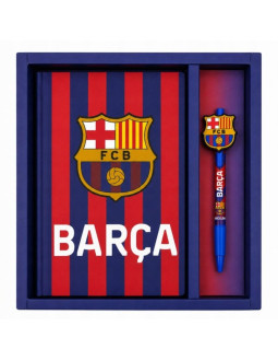Fc barcelona zestaw notes z długopisem barca 2700002524
