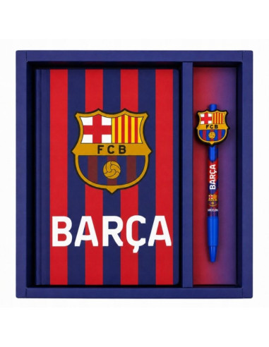 Fc barcelona zestaw notes z długopisem barca 2700002524