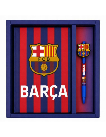 Fc barcelona zestaw notes z długopisem barca 2700002524