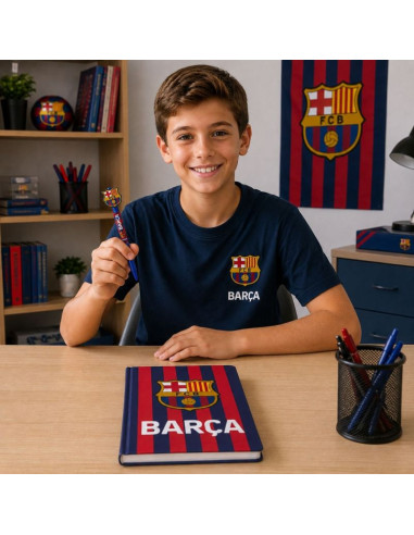 Fc barcelona zestaw notes z długopisem barca 2700002524