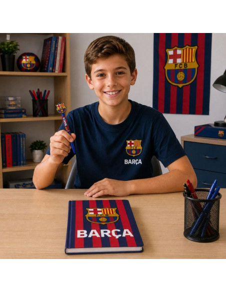 Fc barcelona zestaw notes z długopisem barca 2700002524