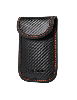 Etui blokujące sygnał rfid wozinsky wpb-r14 na klucze keyless 14x9 cm - czarne