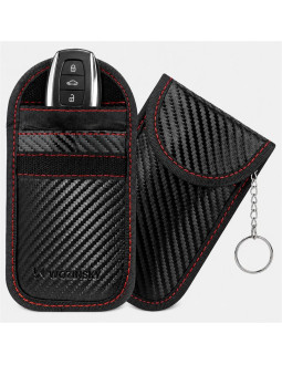 Etui blokujące sygnał rfid wozinsky wpb-r14 na klucze keyless 14x9 cm - czarne 2