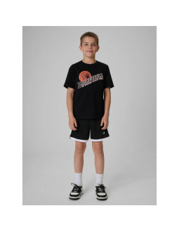 T-shirt regular z nadrukiem chłopięcy 4f 4fjrss26ttshm4278-20s