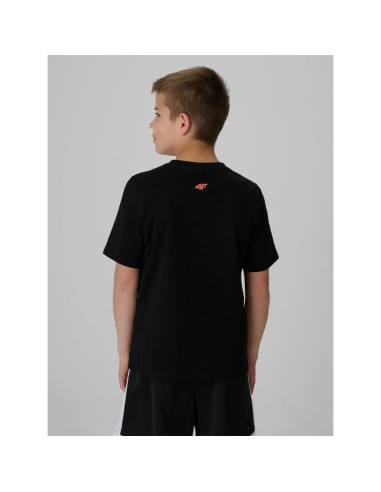 T-shirt regular z nadrukiem chłopięcy 4f 4fjrss26ttshm4278-20s