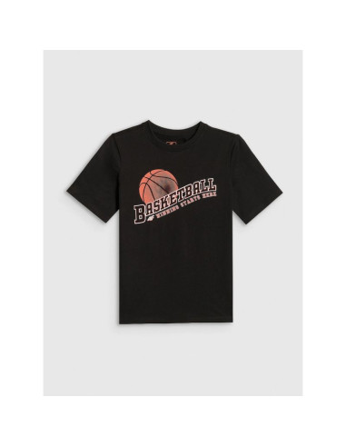 T-shirt regular z nadrukiem chłopięcy 4f 4fjrss26ttshm4278-20s