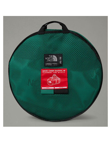 The north face os sportowa torba 71 l nylon, poliester czarny, zielony