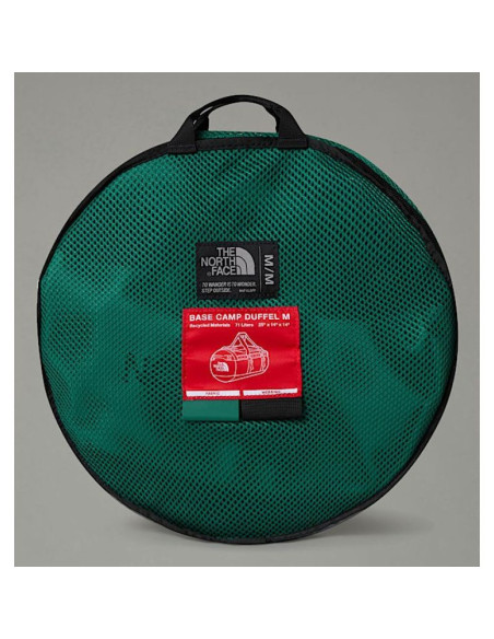 The north face os sportowa torba 71 l nylon, poliester czarny, zielony