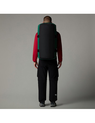 The north face os sportowa torba 71 l nylon, poliester czarny, zielony