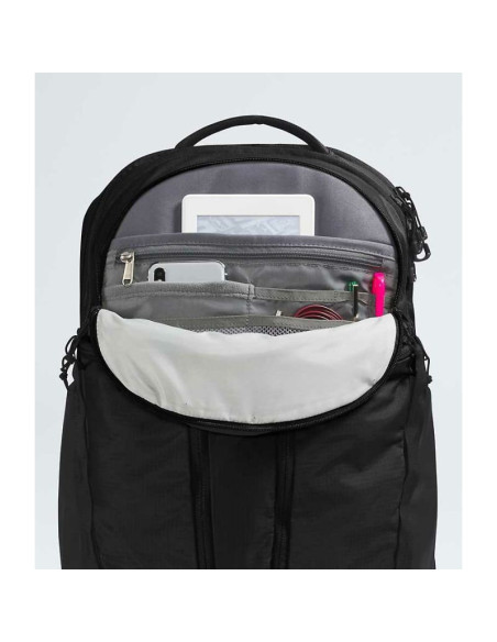 The north face nf0a52sg plecak czarny nylon, poliester pochodzący z recyklingu