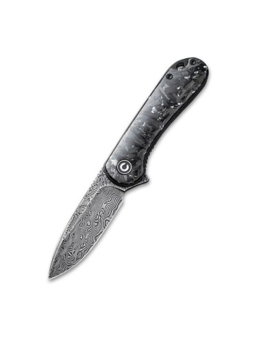 Nóż civivi elementum damast resin cf&c c907c-ds3