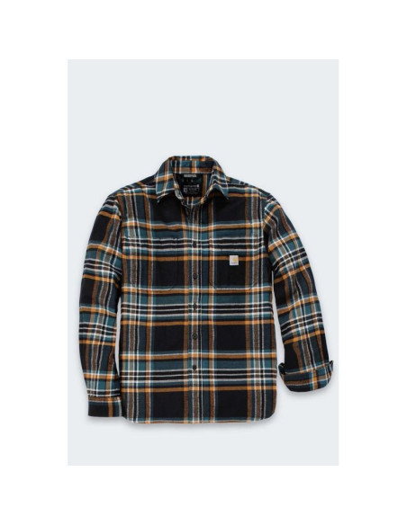 Koszula flanelowa carhartt midweight pleid black