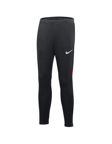 Spodnie dla dzieci nike academy pro pant youth czarno-pomarańczowe dh9325 013 l