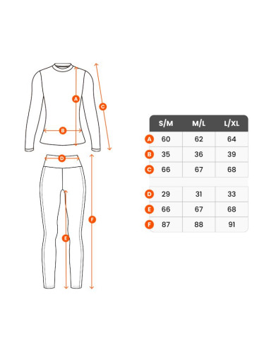 Bielizna termiczna damska spokey coldy s/m