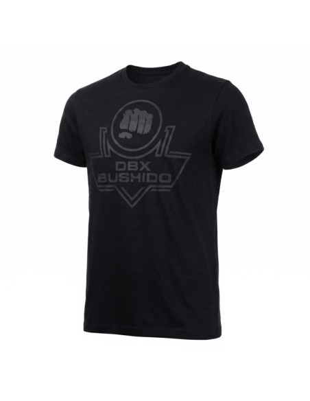 T-shirt męski koszulka czarna bawełniana dbx bushido