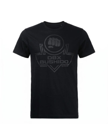 T-shirt męski koszulka czarna bawełniana dbx bushido