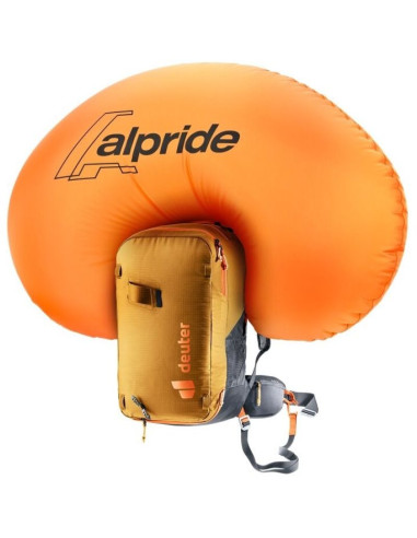 Plecak deuter alproof lite 20 sl - cinnamon/blac + kosmetyczka deuter wash center i, raisin/caspia