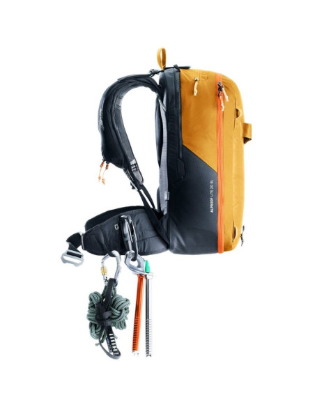 Plecak deuter alproof lite 20 sl - cinnamon/blac + kosmetyczka deuter wash center i, raisin/caspia