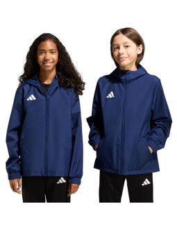 Kurtka dla dzieci adidas entrada 26 all weather granatowa jz9103 116cm