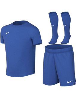 Komplet sportowy dla małych dzieci nike dri-fit park viii niebieski hv8260 463 xl