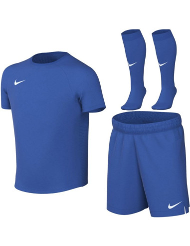 Komplet sportowy dla małych dzieci nike dri-fit park viii niebieski hv8260 463 xl