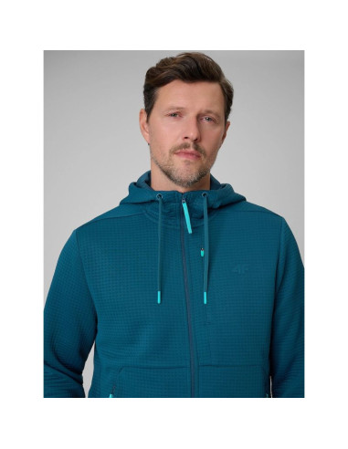 Bluza treningowa regular z kapturem męska 4f 4frss26tfswm1006-30s