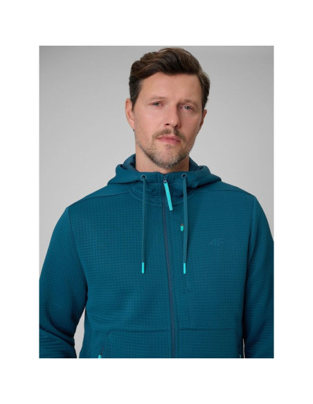 Bluza treningowa regular z kapturem męska 4f 4frss26tfswm1006-30s