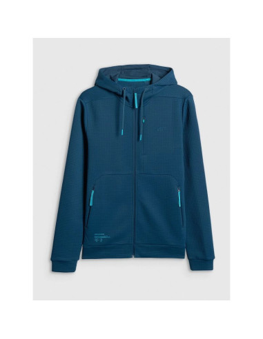 Bluza treningowa regular z kapturem męska 4f 4frss26tfswm1006-30s