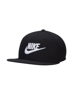 Czapka z daszkiem nike dri-fit pro czarna fb5380 010 m/l