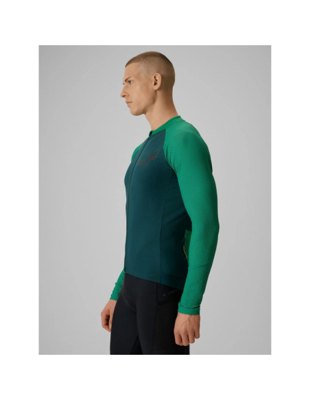 Longsleeve kolarski z filtrem upf50+ męski 4f 4frss26tflom649-41s