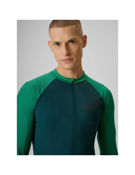 Longsleeve kolarski z filtrem upf50+ męski 4f 4frss26tflom649-41s