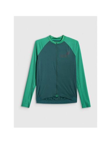 Longsleeve kolarski z filtrem upf50+ męski 4f 4frss26tflom649-41s